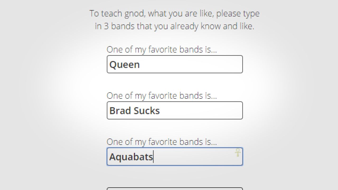 Gnoosic Gives Dead Simple Music Suggestions Based On Bands You Like