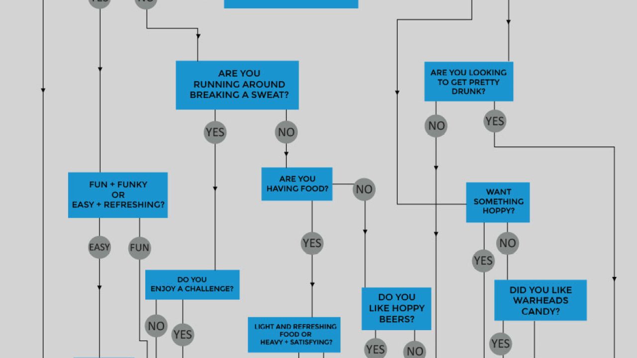 Decide What Style Of Beer You Want To Drink With This Flow Chart