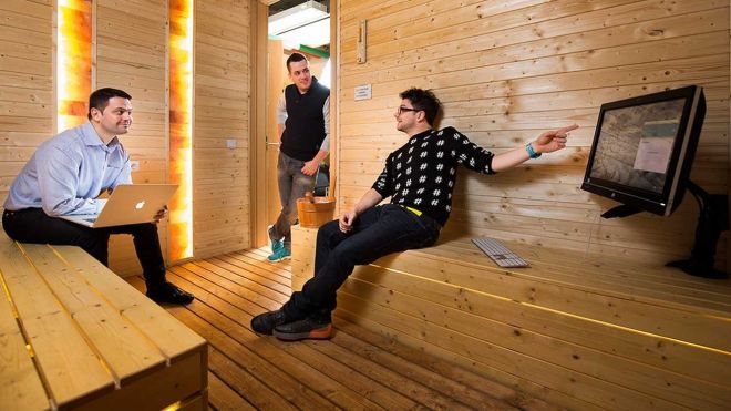 Google Hungary Has A Meeting Room That Looks Like A Sauna