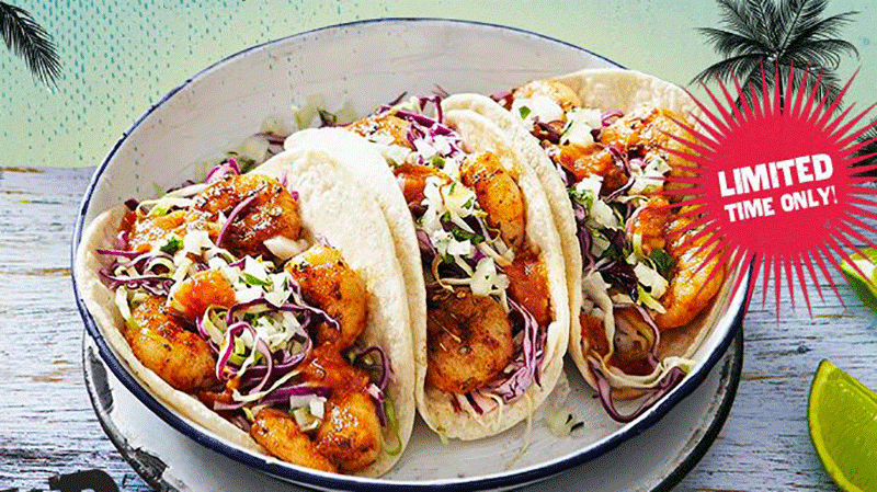 Takeaway Truth: Mad Mex Baja Prawn Tacos
