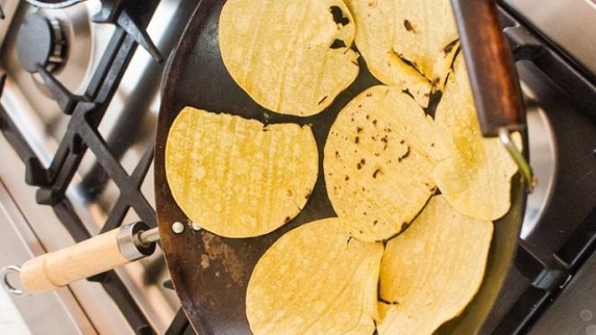 Heat Up Several Tortillas At Once With A Wok