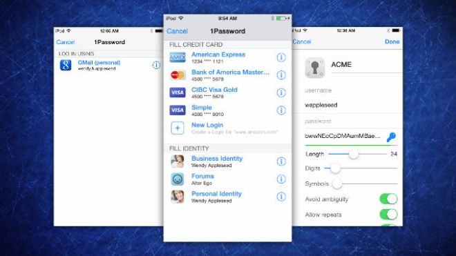1Password For iOS Gets Extension Improvements For Faster Logins