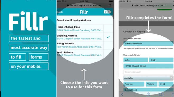Fillr Simplifies Form Filling On iPhones