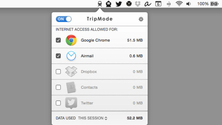 TripMode Restricts Data Usage On OS X When You’re On A Mobile Hotspot