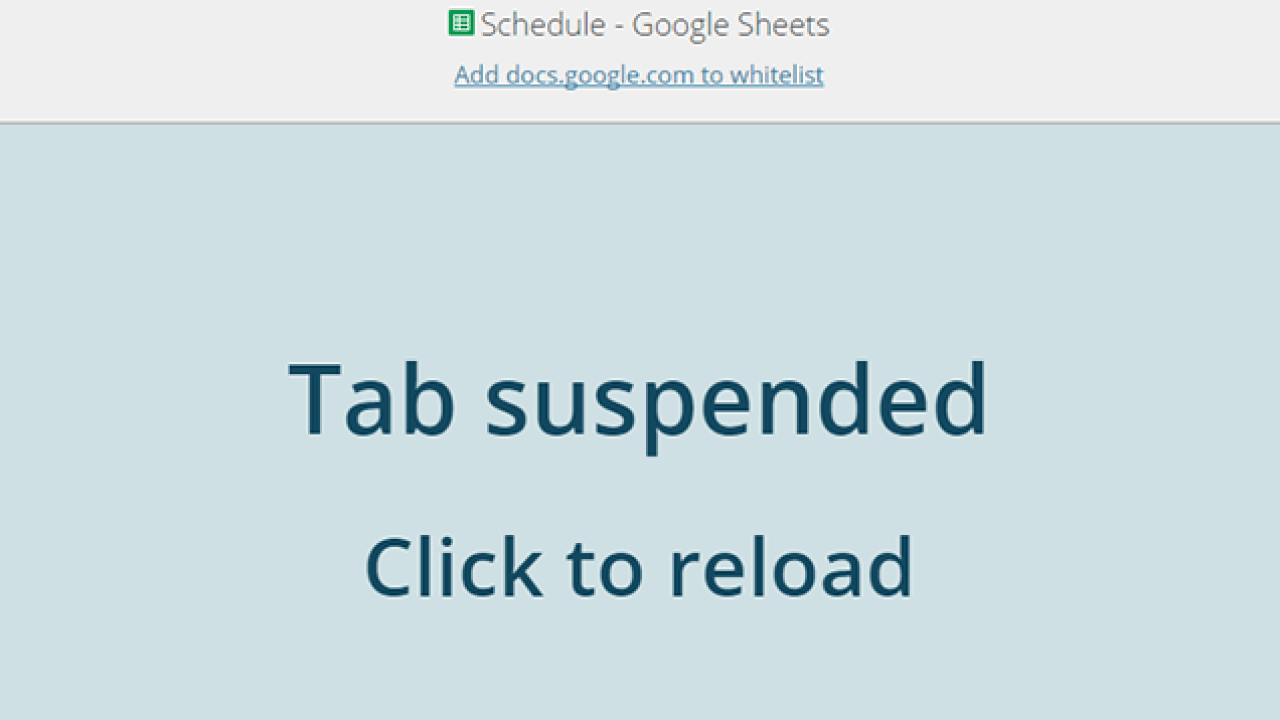 The Great Suspender Frees Up Memory By Suspending Browser Tabs