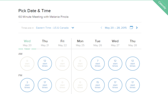 Calendly Schedules Meetings With Others Based On Your Availability