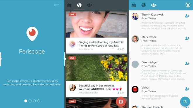 Periscope Is Available On Android