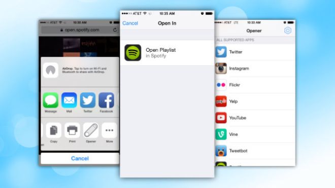 Opener For iOS Opens Web Links In The Right App