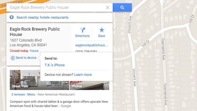 Google Maps Updated To Send Directions From Desktop To Your iPhone