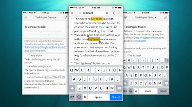 Editorial Adds New Text-Editing Features, New Automation