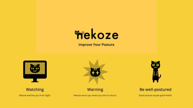 Nekoze For Mac Uses An Adorable Cat To Improve Your Posture