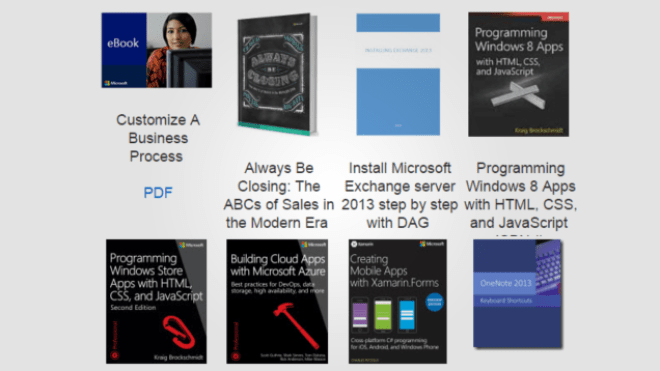 Download Over 240 Free Technical Ebooks From Microsoft
