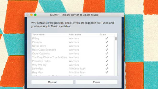 S.t.A.M.P Imports Spotify Songs Into Apple Music