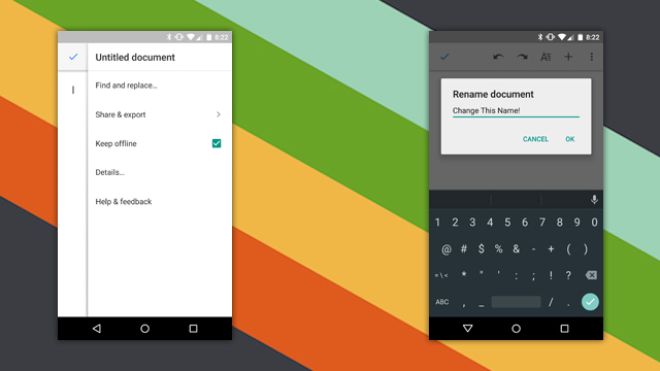 Google Docs For Android Gets Easier Title Editing And More