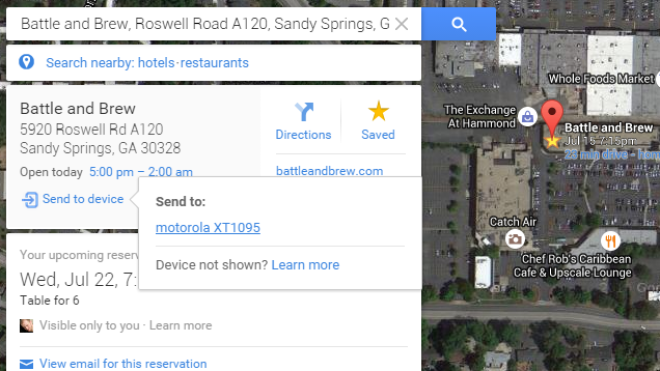 Google Maps Can Now Send Directions From Your Desktop To Android
