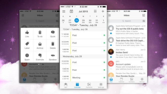 Boxer For Android And IOS Adds A Calendar And Contact Manager
