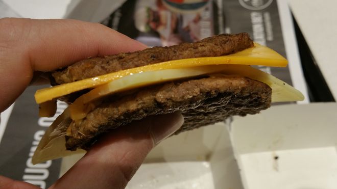 Taste Test: The McDonald’s Bunless Beef Double