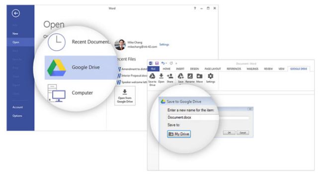 Google Drive Adds Plugin For MS Office