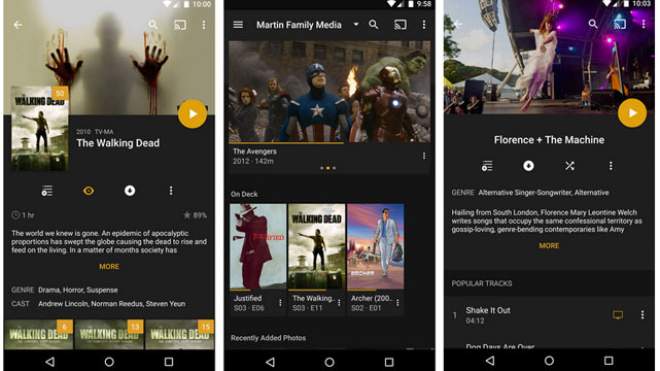 Plex For Android Goes Material