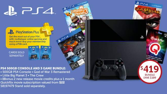 Target’s Upcoming $419 PS4 Deal Includes 3 Games And Quickflix Sub
