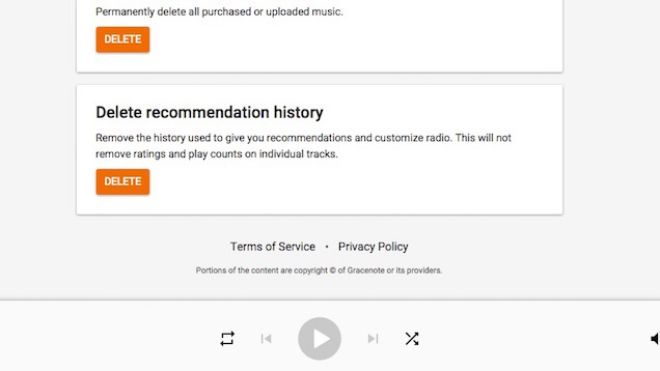 Delete Google Play Music’s Recommendation History To Reset Suggestions