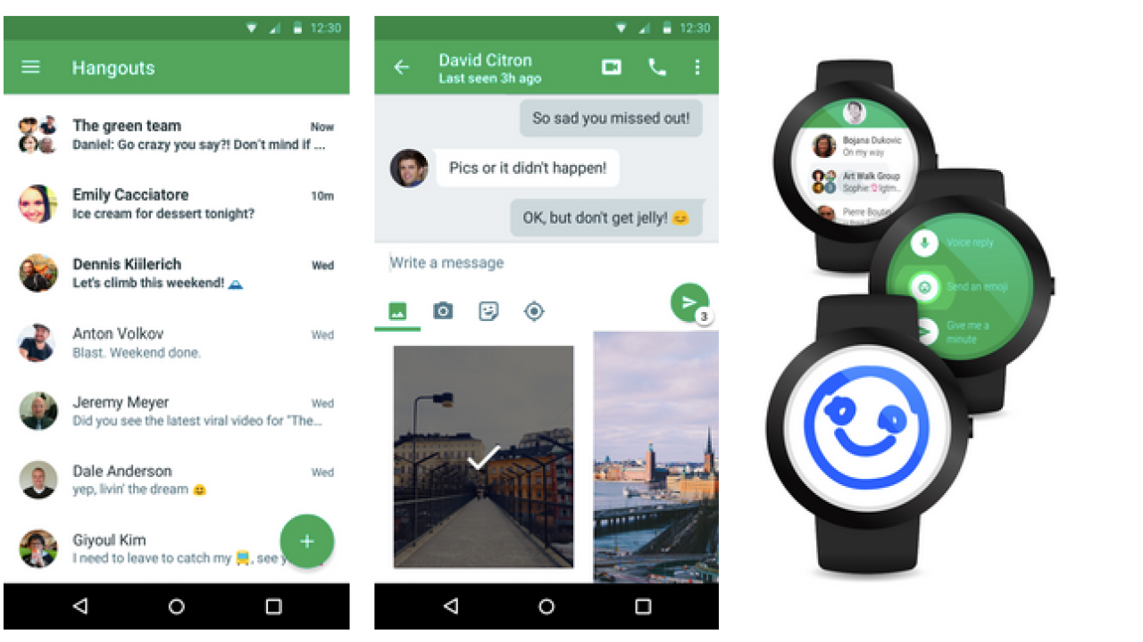 Google Hangouts For Android Gets A New Look, Streamlined Sharing