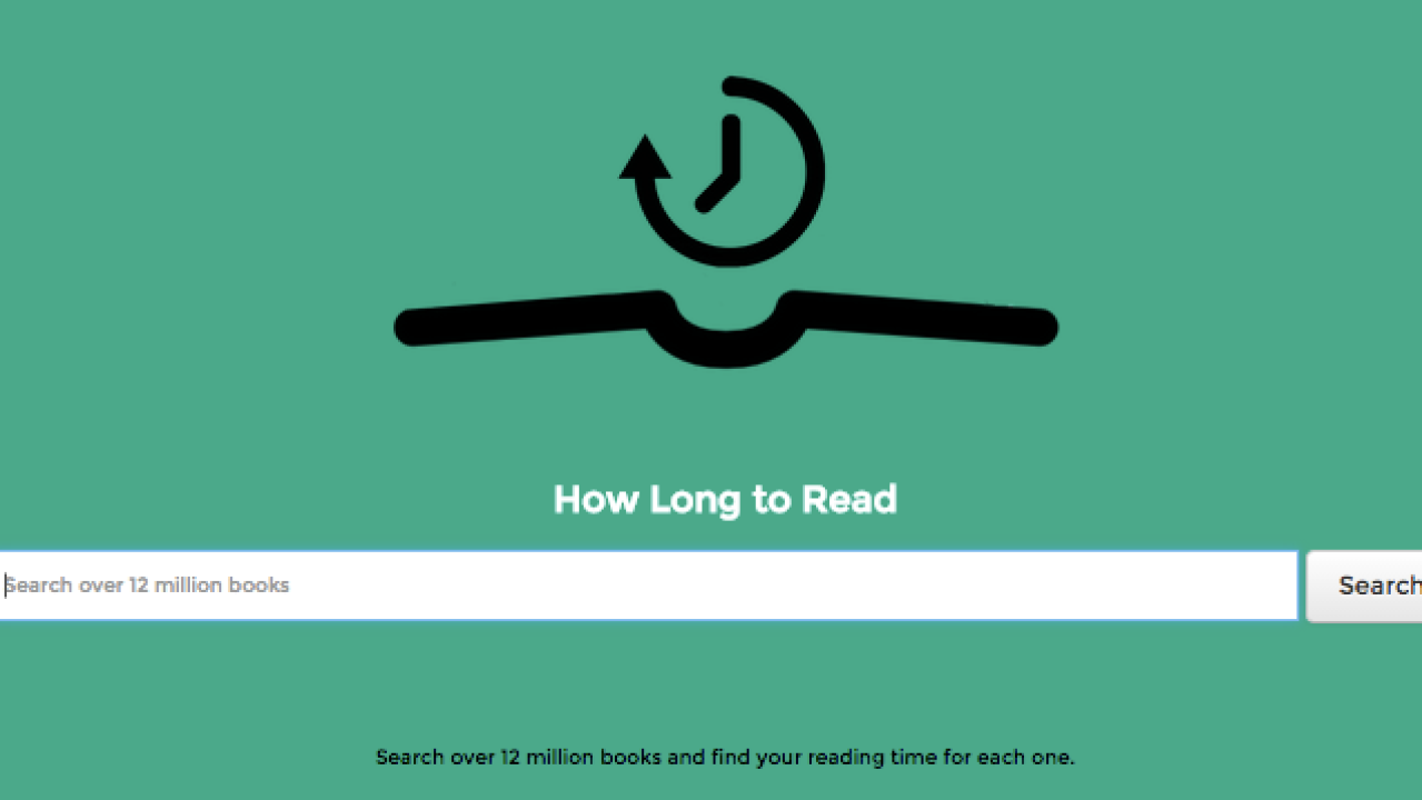 Find Out How Long It Will Take You To Read Almost Any Book