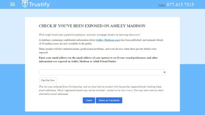 Check If Your Data Was Leaked In The Ashley Madison Hack
