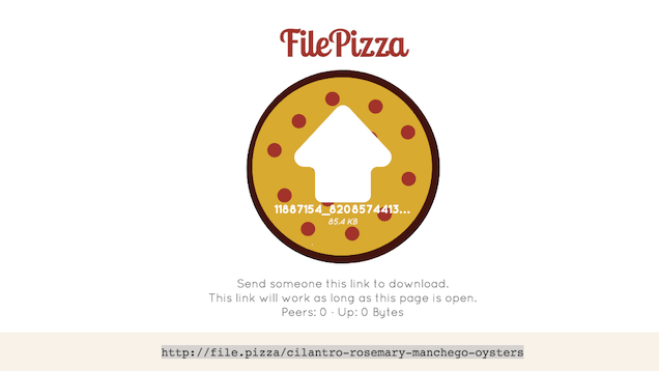 FilePizza Does Peer-To-Peer File Sharing In Your Browser