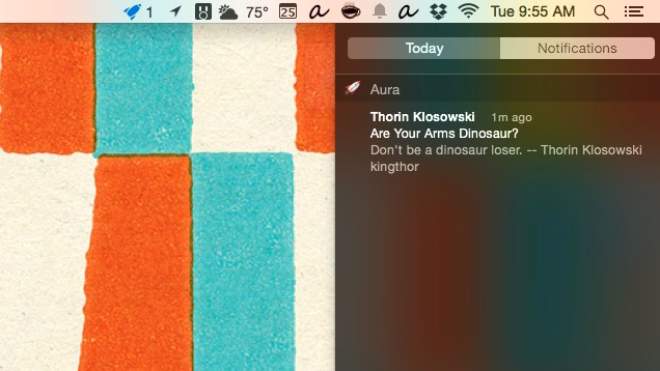 Aura Turns Gmail Alerts Into OS X Native Notifications