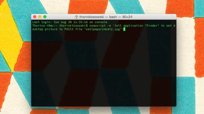 Set Your Mac’s Wallpaper With A Terminal Command