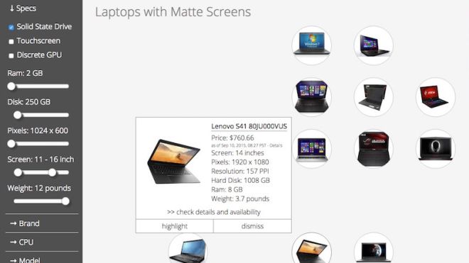 This Interactive Guide Finds The Best Matte Screen Laptop For You