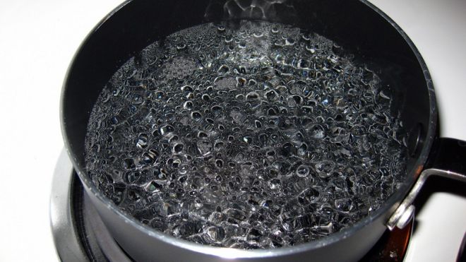 Bring A Saucepan Of Water To A Boil Faster By Microwaving Half Of It