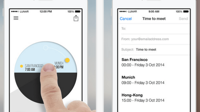 OneTime Organizes Multiple Time Zones In One Easy To Read Clock
