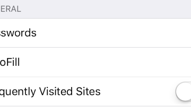 How To Get Rid Of The Frequently Visited Sites In Mobile Safari