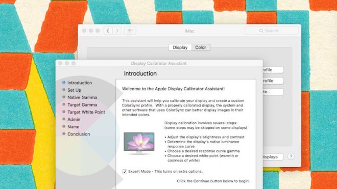 Access Advanced Colour Calibration Options In OS X El Capitan With A Shortcut