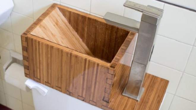 Conserve Water At Home With This Stylish Toilet Top Sink
