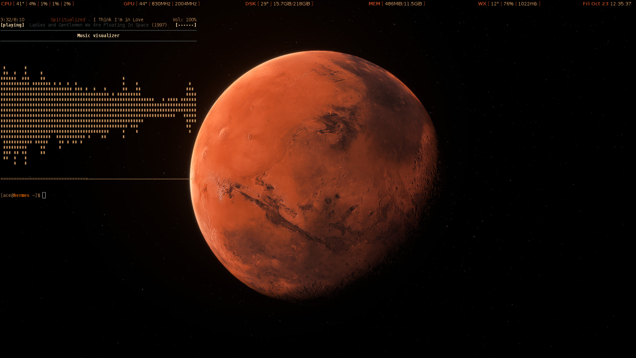 The Mars Approach Desktop