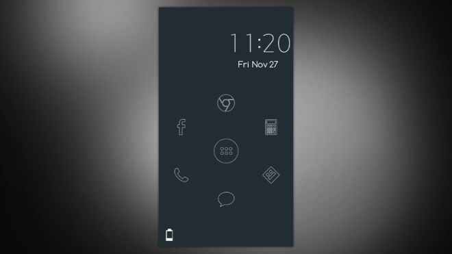 The Clean Lines Home Screen