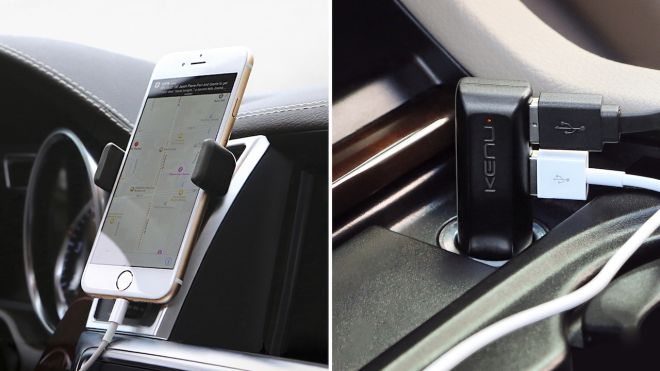 The Kenu Car Kit Keeps Your Phone (and A Friend’s) Mounted And Powered Anywhere You Go