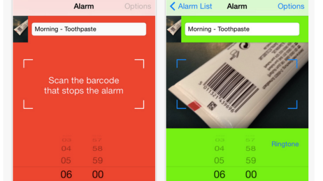 Barcode Alarm Clock Forces You To Get The Day Started