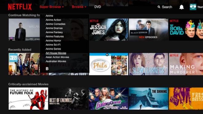 Super Browse Integrates Those Secret Netflix Categories Into The Netflix Search Page