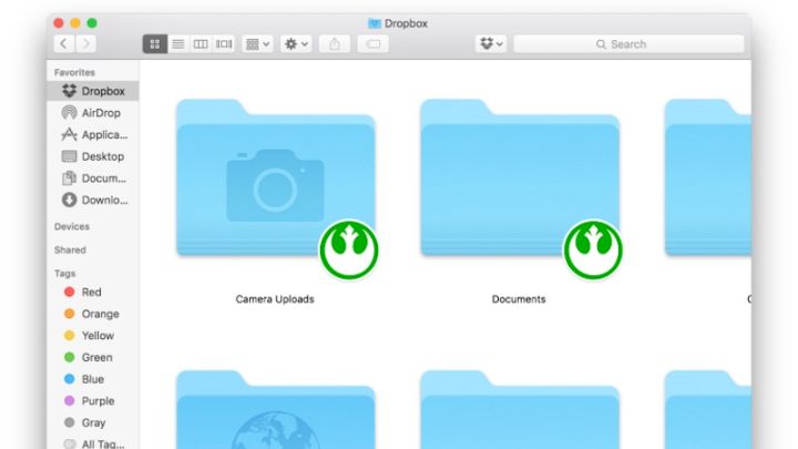 Change The Dropbox Syncing Icon To Anything You Want On OS X