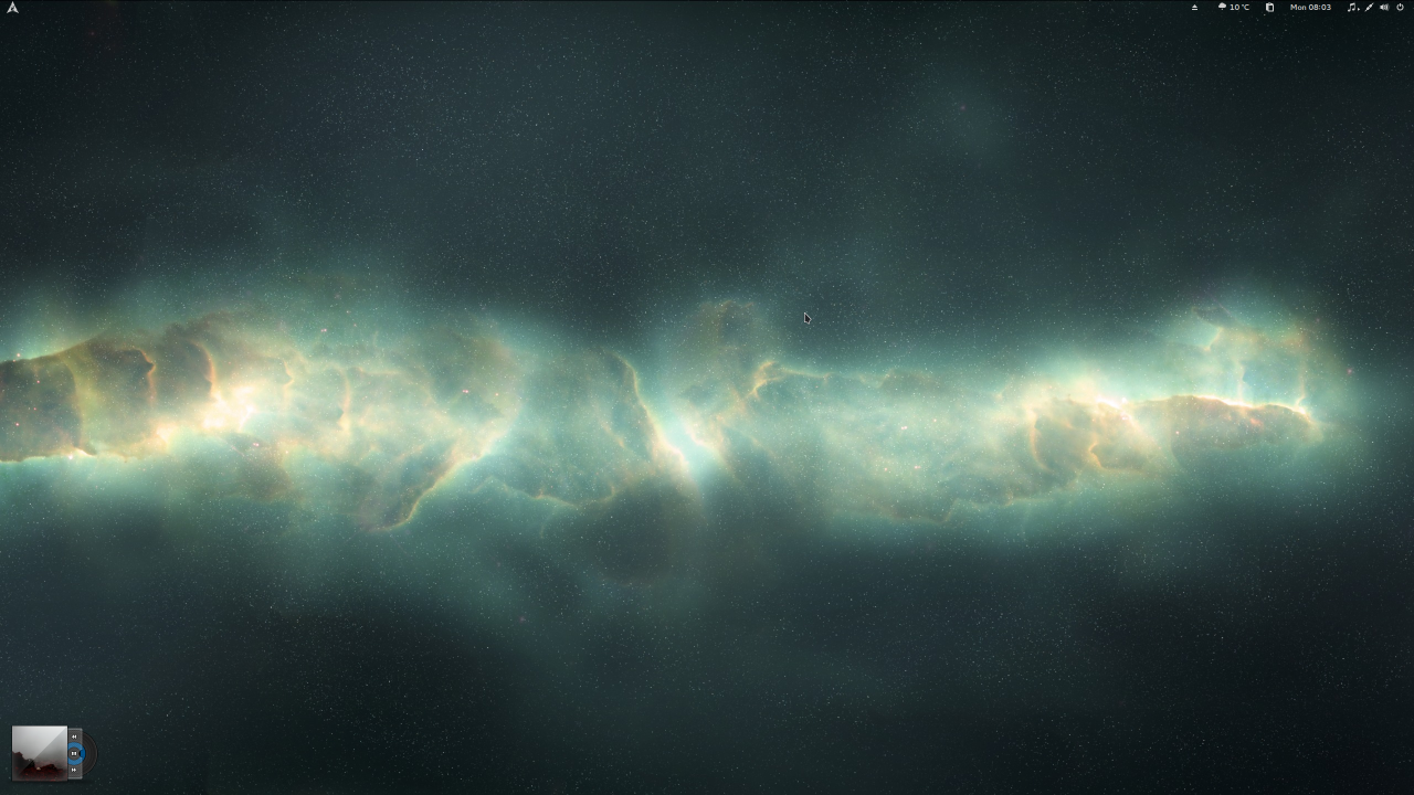 The Arch Nebula Desktop