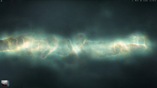 The Arch Nebula Desktop