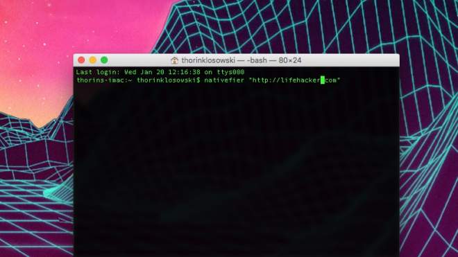 Nativefier Turns Any Web Site Into A Native App From The Command Line