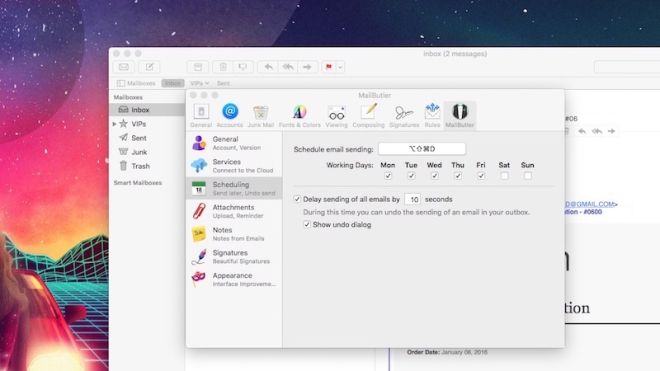 MailButler Bundles A Ton Of Plug-Ins That Make Apple Mail More Useable
