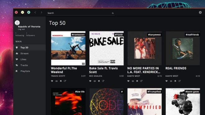 Soundnode Is A Full-Featured Desktop App For Soundcloud