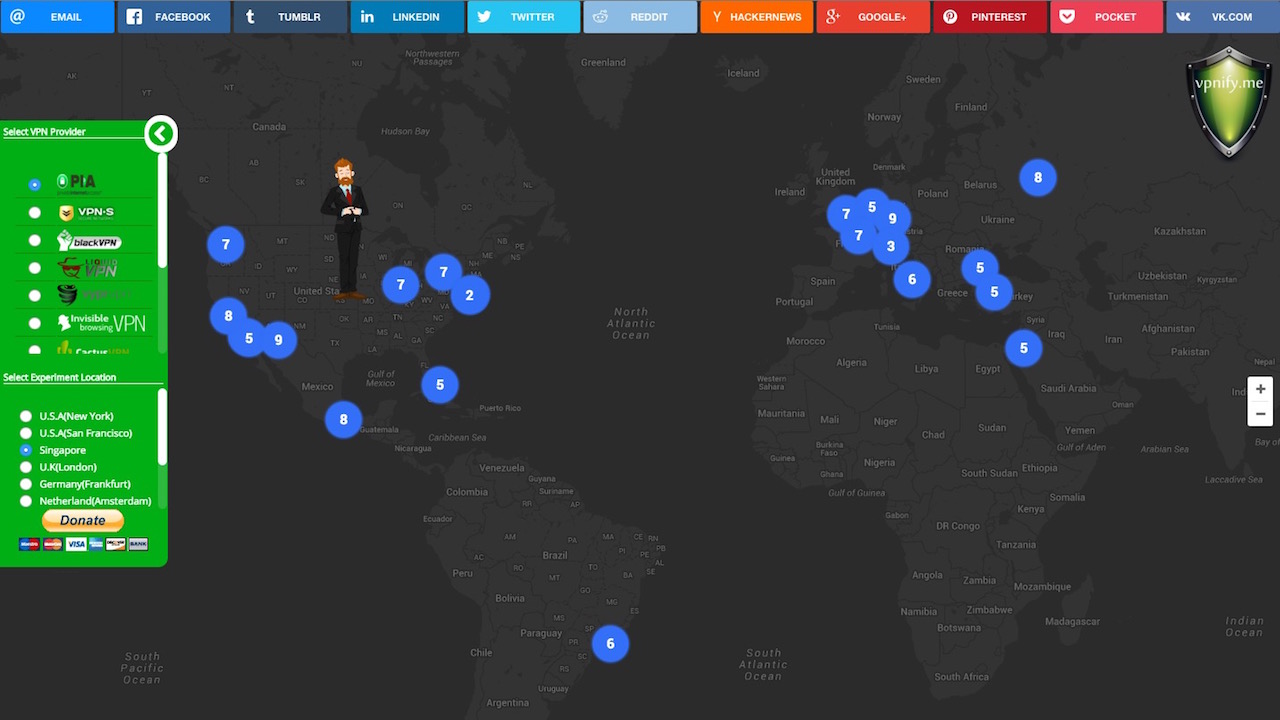 VPNify Shows You The Fastest VPNs In Your Area