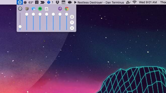 Volume Mixer Is An Application Specific Volume Controller For Mac